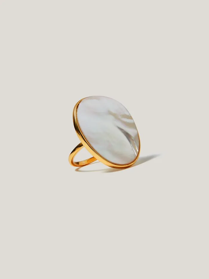 Mother Of Pearl Ring Pearl Women Jigsaw Party