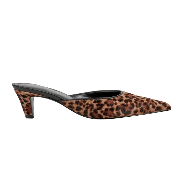 Mules and Slides Women Rosaly Heeled Mule Leopard Marc Fisher