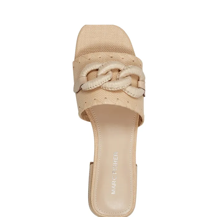 Myami Slide Sandal Light Natural Sandals Marc Fisher Women