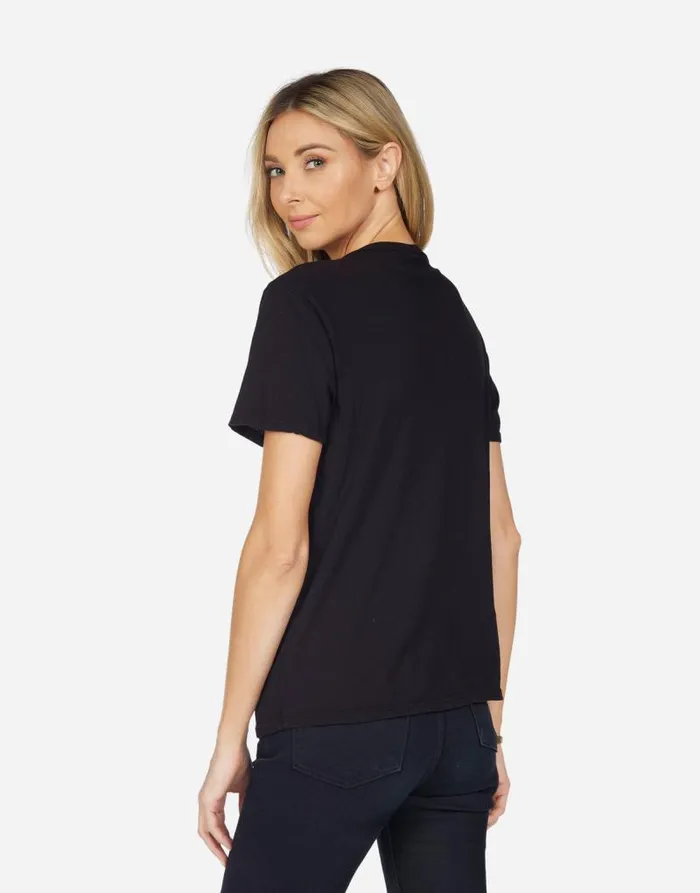 Myra Crystal Bowie Space Black Women Lauren Moshi Short Sleeve