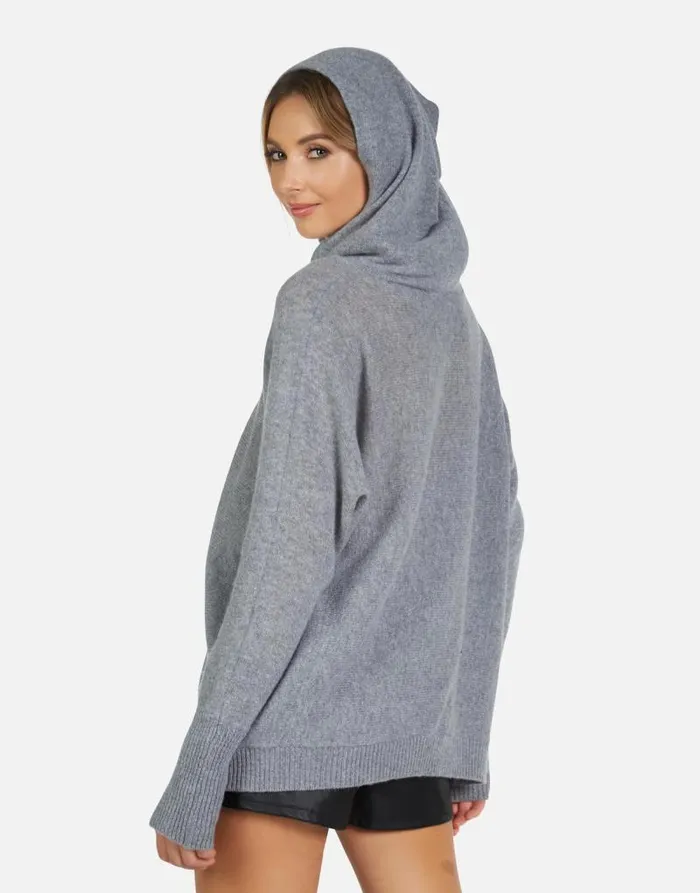 Namiko X Rainbow Crystal Biting Lip Charcoal Women Lauren Moshi Sweaters and Knits