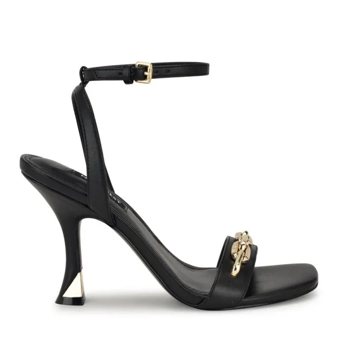 Neela Ankle Strap Sandals Black Women Nine West Sandals