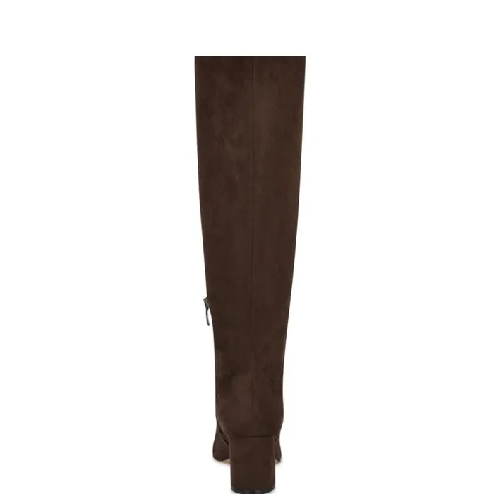 Netion Knee High Boots Dark Brown Women Nine West Boots and Booties Netion Knee High Boots Dark Brown Women Nine West Boots and Booties