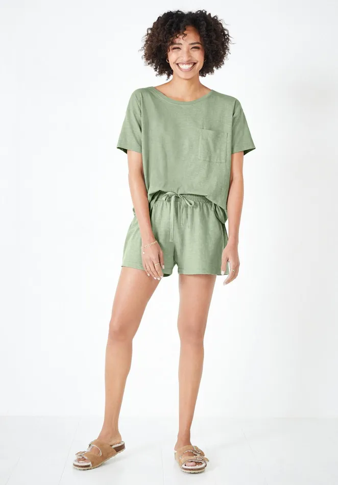 Nightwear Women Hush Jamie Short Pyjamas Sage Green