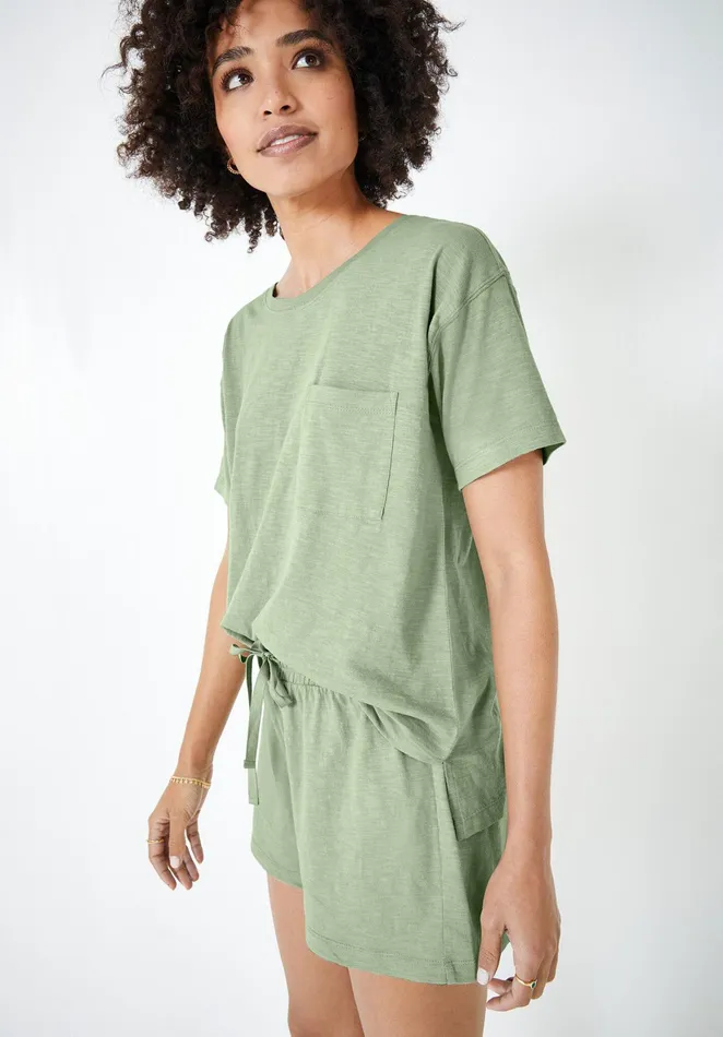 Nightwear Women Hush Jamie Short Pyjamas Sage Green