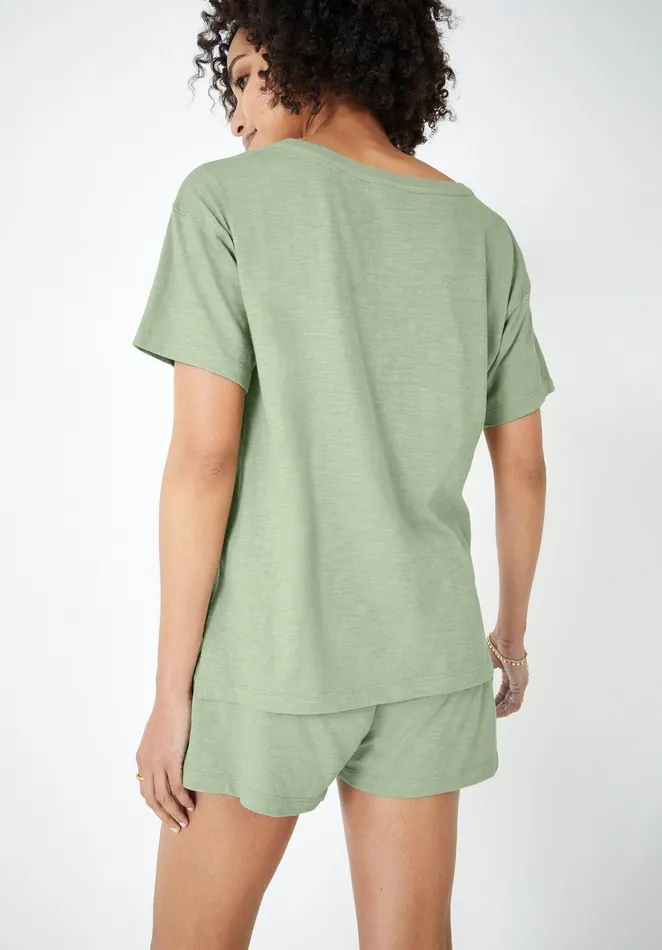 Nightwear Women Hush Jamie Short Pyjamas Sage Green
