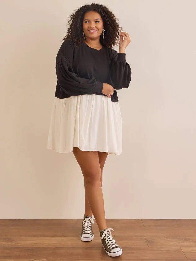 Nina Sweatshirt Dress Black Women Altar039d State Dresses