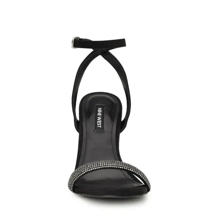 Nyrah Ankle Strap Sandals Black Women Nine West Sandals