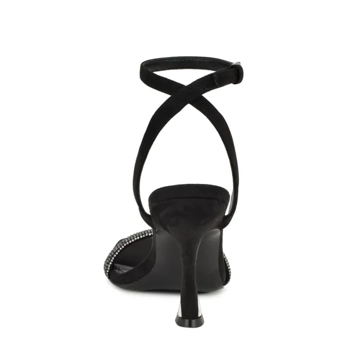 Nyrah Ankle Strap Sandals Black Women Nine West Sandals