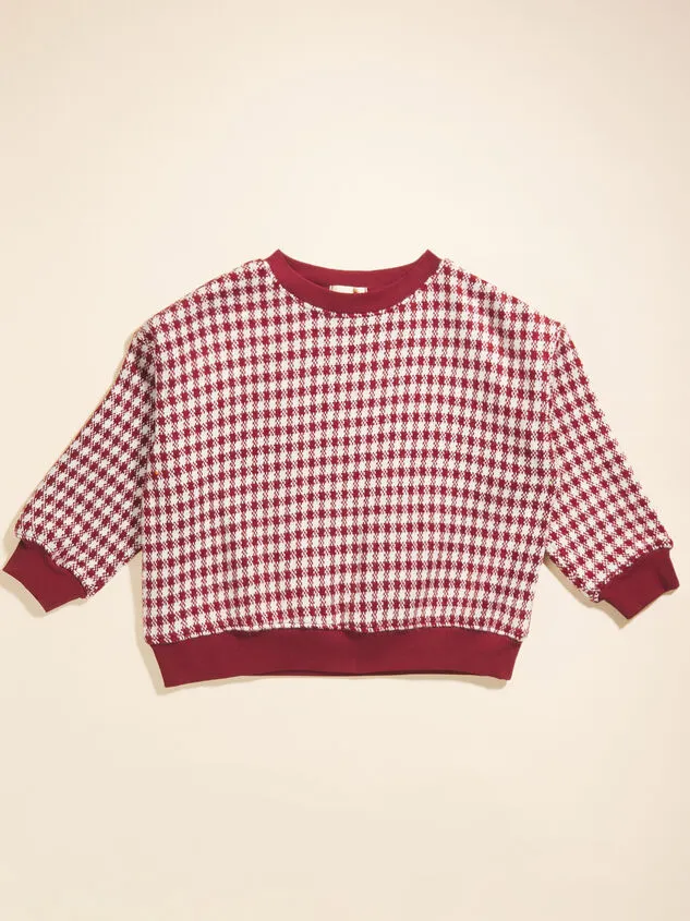 Oakley Plaid Sweater Red Boy Altar039d State Tops