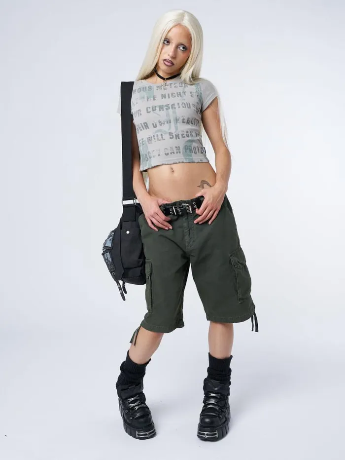 Off Dutty Graphic Baby Tee Women Minga London Tops and TShirts