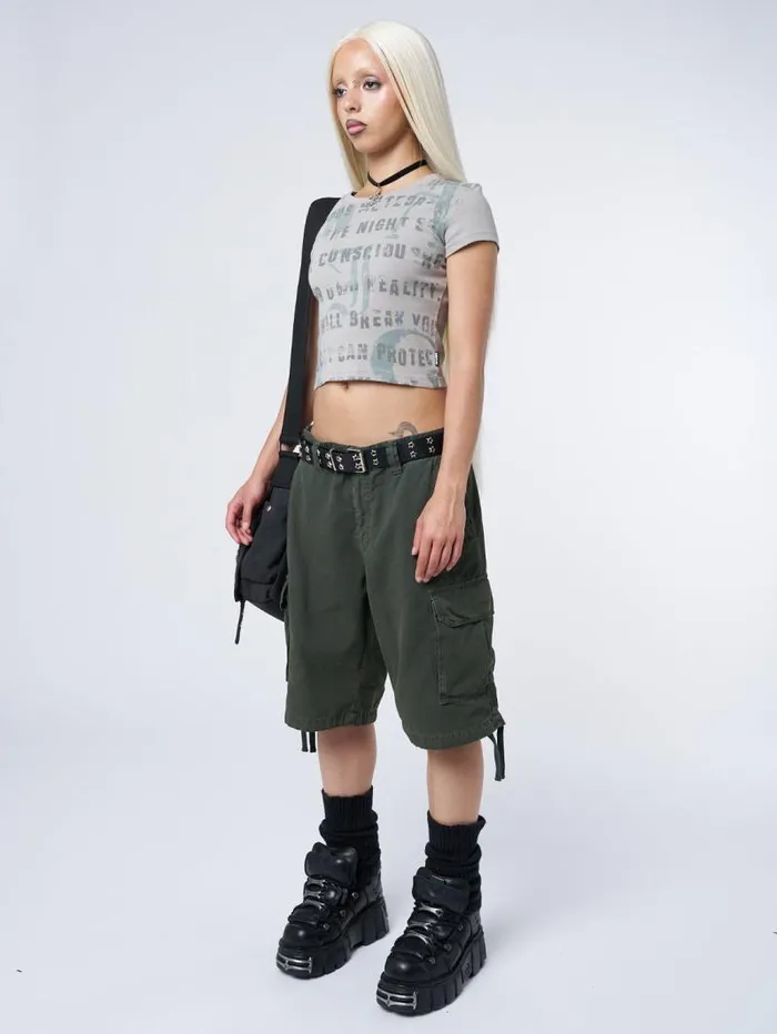 Off Dutty Graphic Baby Tee Women Minga London Tops and TShirts