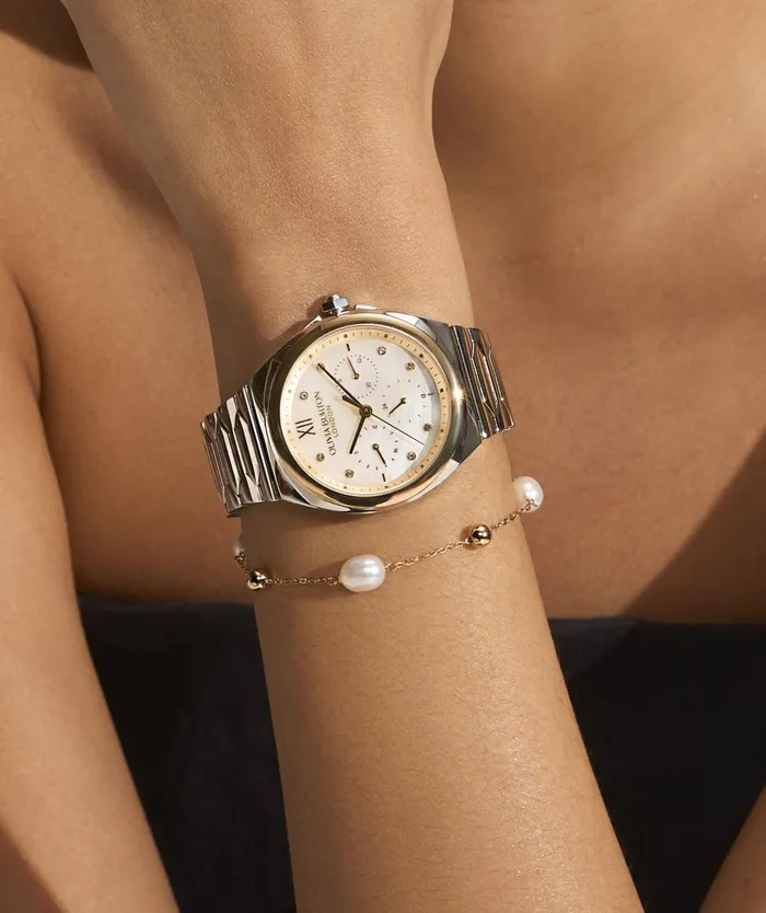 Olivia Burton Bracelets Women By The Sea Pearl Gold Plated Bracelet