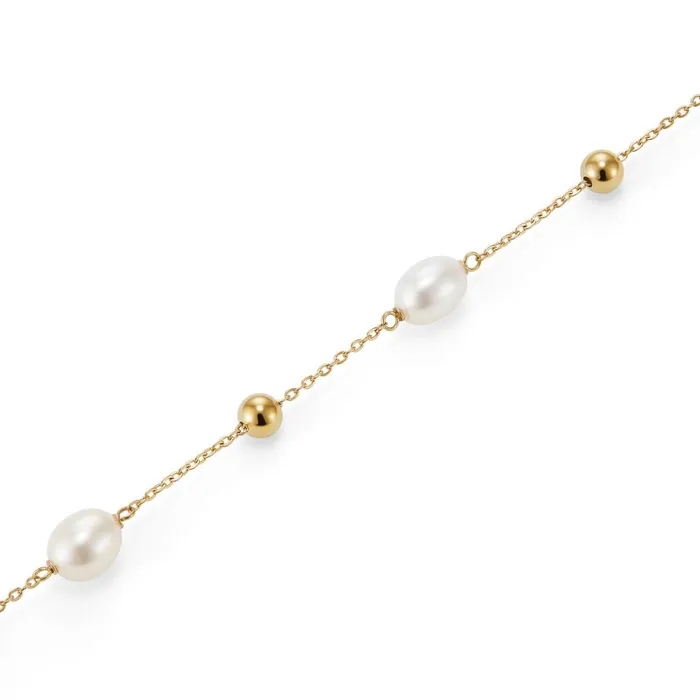 Olivia Burton Bracelets Women By The Sea Pearl Gold Plated Bracelet