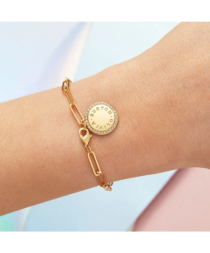 Olivia Burton Bracelets Women Gold Disc Womens Bracelet