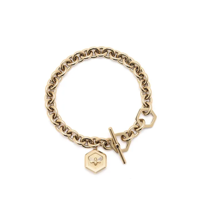 Olivia Burton Bracelets Women Minima Bee Gold Toggle Bracelet