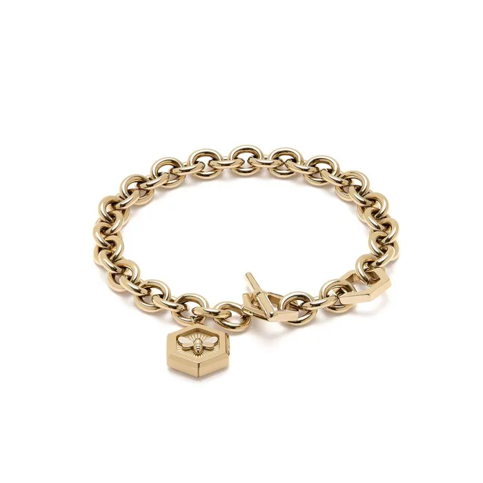 Olivia Burton Bracelets Women Minima Bee Gold Toggle Bracelet