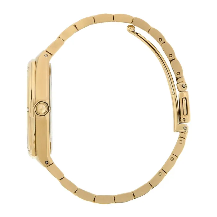 Olivia Burton Color Dial Watches Women 33mm Hexa Green and Gold Bracelet Watch