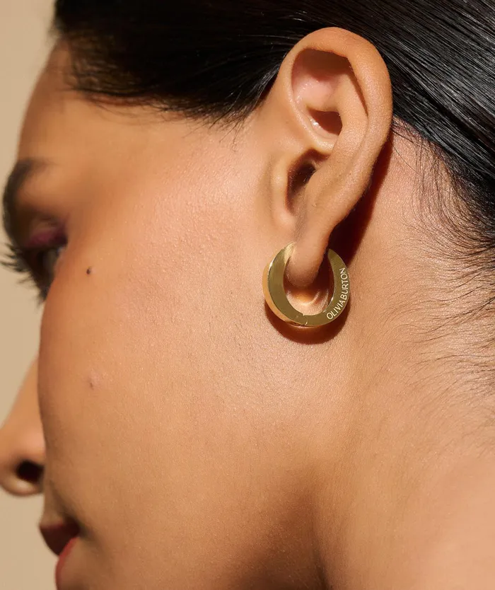 Olivia Burton Earrings Women O Gold Hoop Earrings Olivia Burton Earrings Women O Gold Hoop Earrings
