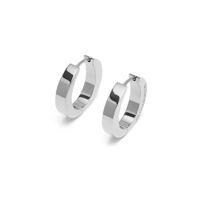 Olivia Burton Earrings Women O Silver Hoop Earrings Olivia Burton Earrings Women O Silver Hoop Earrings