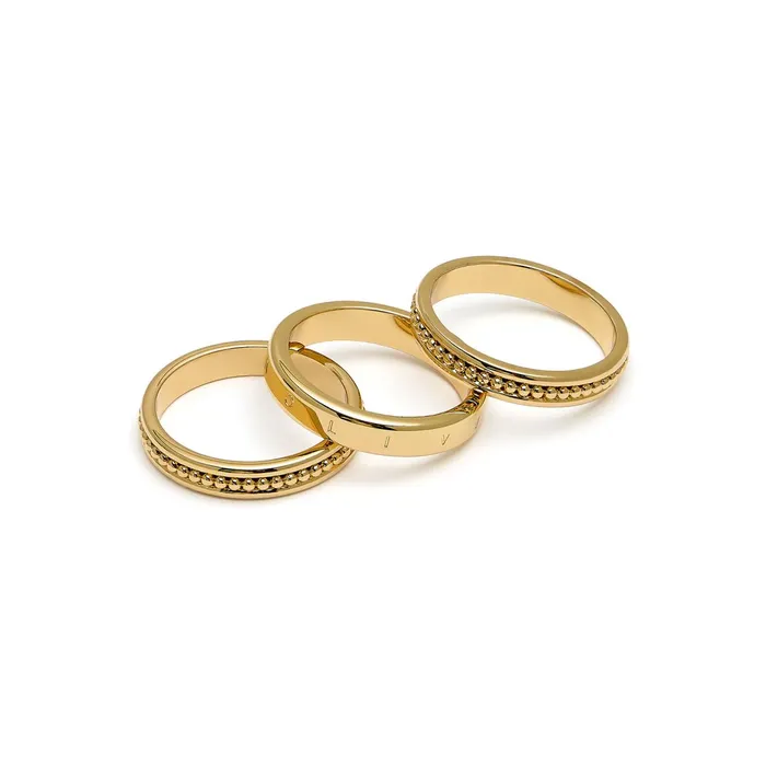 Olivia Burton Rings Women Ever Stacked Gold Plated Rings S