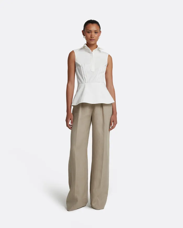 Omarani Stone Trousers Stone Trousers Safiyaa Women