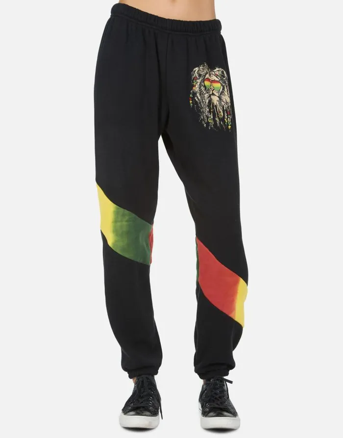 Ophelia Rasta Lion Blackrasta Women Lauren Moshi Long Sweatpants