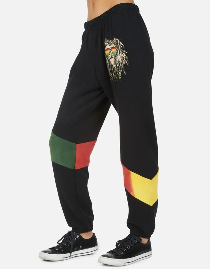Ophelia Rasta Lion Blackrasta Women Lauren Moshi Long Sweatpants