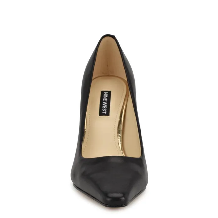 Oraye Dress Pumps Black Leather Women Nine West Heels Oraye Dress Pumps Black Leather Women Nine West Heels