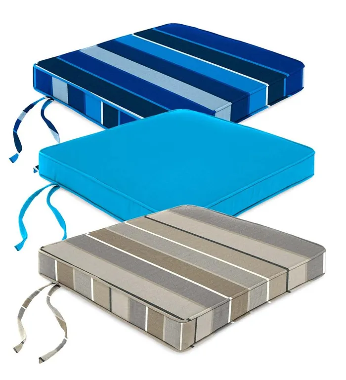 Outdoor Living Deluxe Sunbrella Square Cushion With Ties 19034 X 18034 X 3034 8211 Bandana Plow and Hearth Outdoor Furniture Cushions Outdoor Living Deluxe Sunbrella Square Cushion With Ties 19034 X 18034 X 3034 8211 Bandana Plow and Hearth Outdoor Furniture Cushions