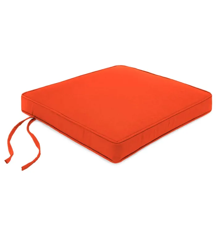 Outdoor Living Deluxe Sunbrella Square Cushion With Ties 19034 X 18034 X 3034 8211 Bandana Plow and Hearth Outdoor Furniture Cushions