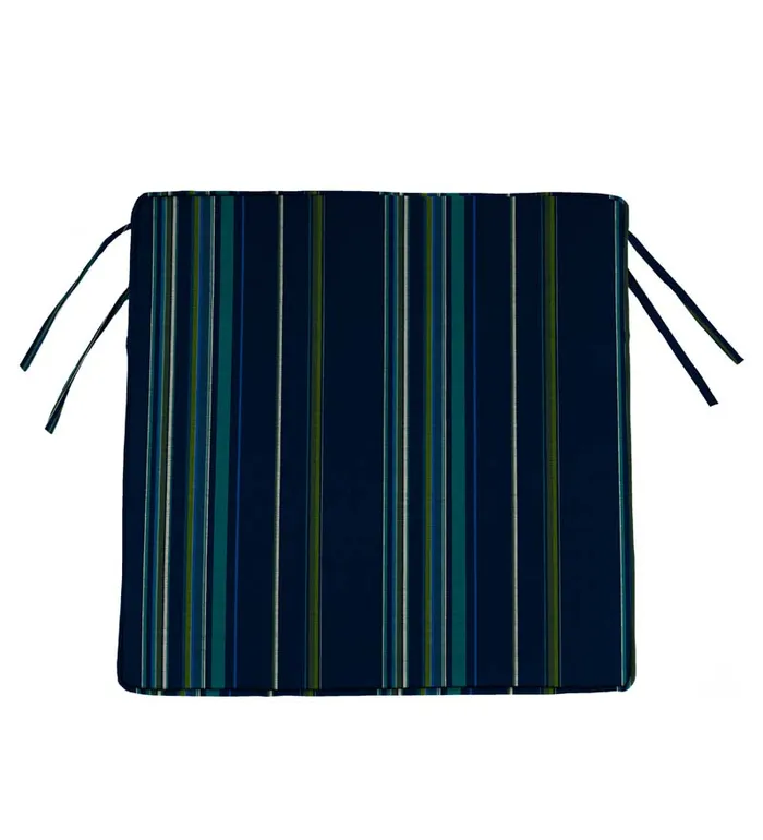 Outdoor Living Deluxe Sunbrella Square Cushion With Ties 19034 X 18034 X 3034 8211 Bandana Plow and Hearth Outdoor Furniture Cushions