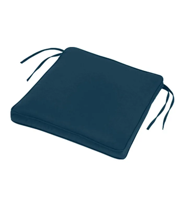 Outdoor Living Sunbrella Tapered Chair Cushion With Ties 19034 Front17034 Back X 18034 X 3034 8211 Bandana Plow and Hearth Outdoor Furniture Cushions