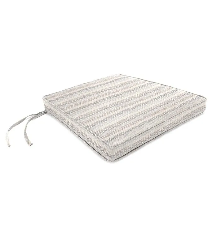 Outdoor Living Sunbrella Tapered Chair Cushion With Ties 19034 Front17034 Back X 18034 X 3034 8211 Bandana Plow and Hearth Outdoor Furniture Cushions