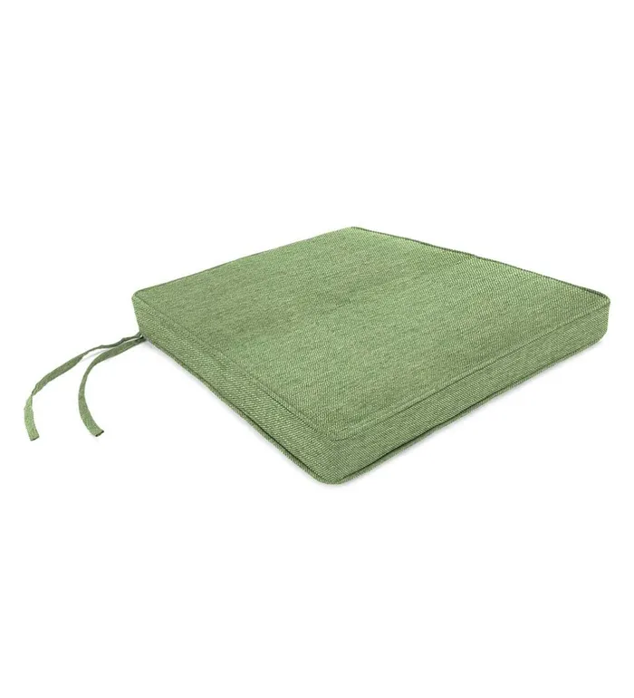 Outdoor Living Sunbrella Tapered Chair Cushion With Ties 19034 Front17034 Back X 18034 X 3034 8211 Bandana Plow and Hearth Outdoor Furniture Cushions