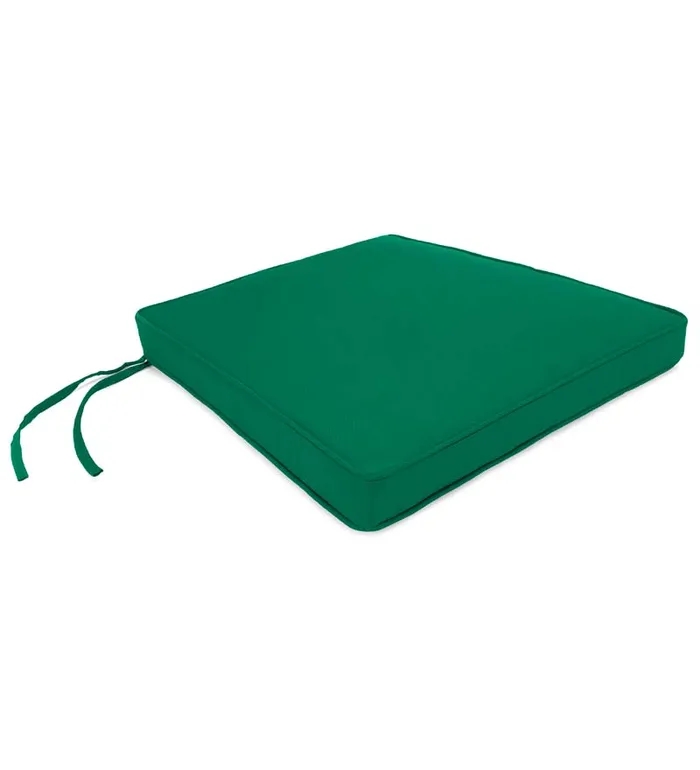 Outdoor Living Sunbrella Tapered Chair Cushion With Ties 19034 Front17034 Back X 18034 X 3034 8211 Bandana Plow and Hearth Outdoor Furniture Cushions