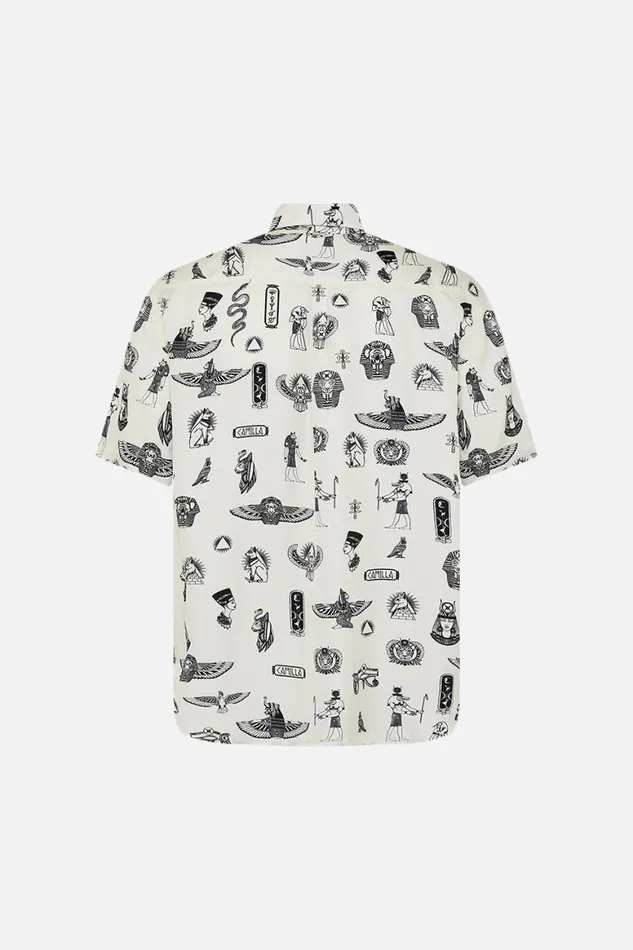 OVERSIZED BUTTON THROUGH SS SHIRT NUBIAN WONDERLAND Nubian Wonderland Mens Camilla Shirts