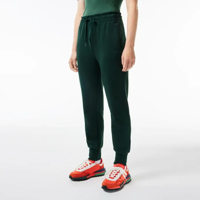 Pants and Leggings Women Lacoste Women039s Cotton Jersey Joggers Forest Green Yzp