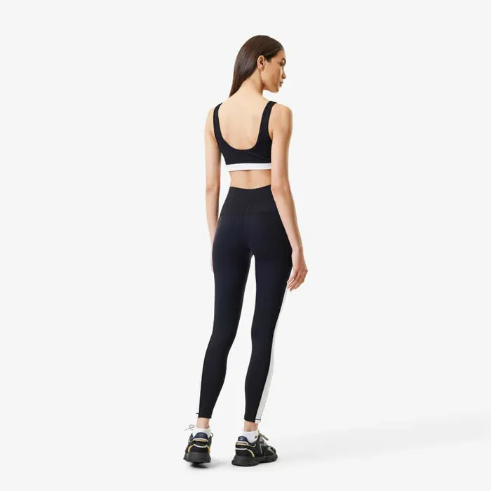 Pants and Leggings Women Lacoste Women039s Lacoste X Bandier All Motion Colorblock Leggings Black 031