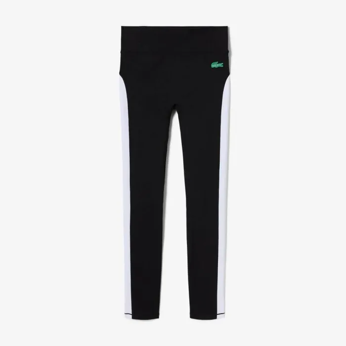 Pants and Leggings Women Lacoste Women039s Lacoste X Bandier All Motion Colorblock Leggings Black 031