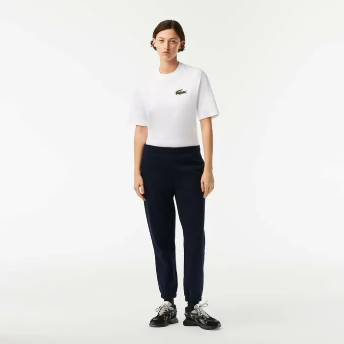 Pants and Leggings Women Lacoste Womens Blended Cotton Sweatpants Navy Blue 166