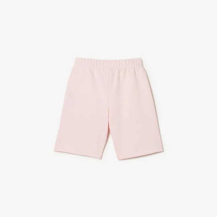 Pants and Shorts Kids Lacoste Kids039 Organic Brushed Cotton Fleece Shorts Light Pink T03