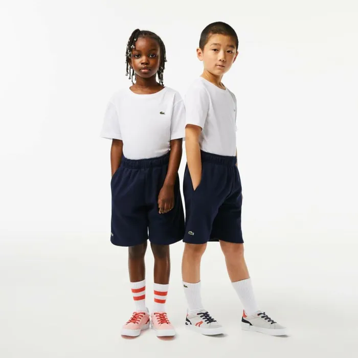 Pants and Shorts Kids Lacoste Kids039 Organic Brushed Cotton Fleece Shorts Navy Blue 166 Pants and Shorts Kids Lacoste Kids039 Organic Brushed Cotton Fleece Shorts Navy Blue 166