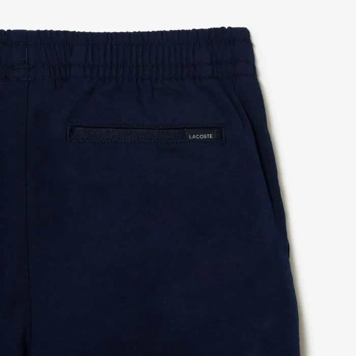 Pants and Shorts Kids Lacoste Kids039 Stretch Cotton Gabardine Pants Navy Blue 166