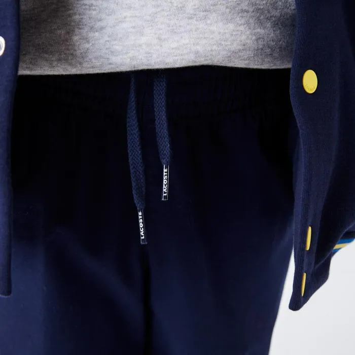 Pants and Shorts Kids Lacoste Kids039 Stretch Cotton Gabardine Pants Navy Blue 166