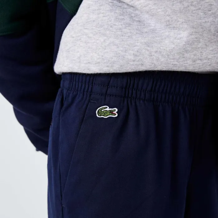 Pants and Shorts Kids Lacoste Kids039 Stretch Cotton Gabardine Pants Navy Blue 166