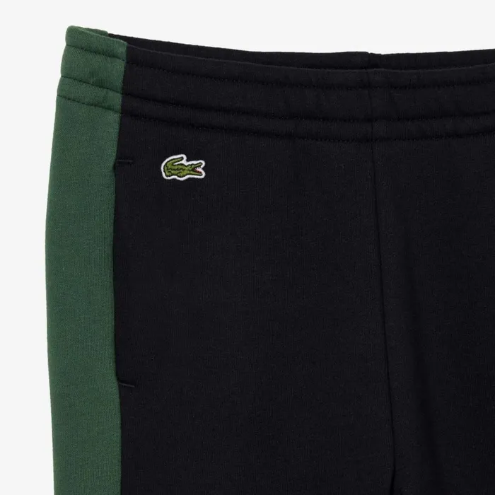 Pants and Shorts Kids Lacoste Kids Organic Cotton Blend Sweatpants Navy Blue Dark Green Mi7