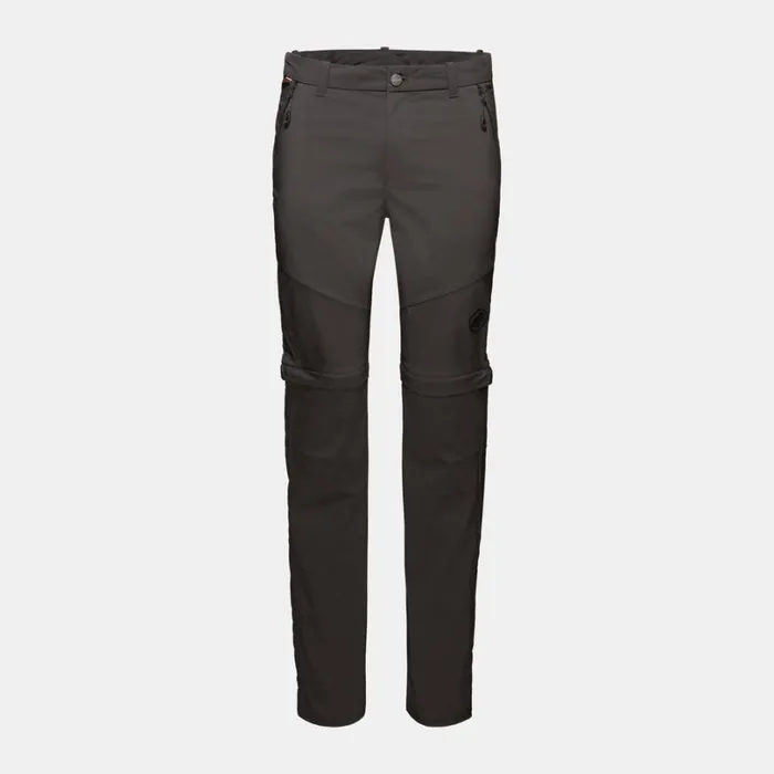 Pants and Shorts Men Mammut Hiking Zip Off Pants Phantom