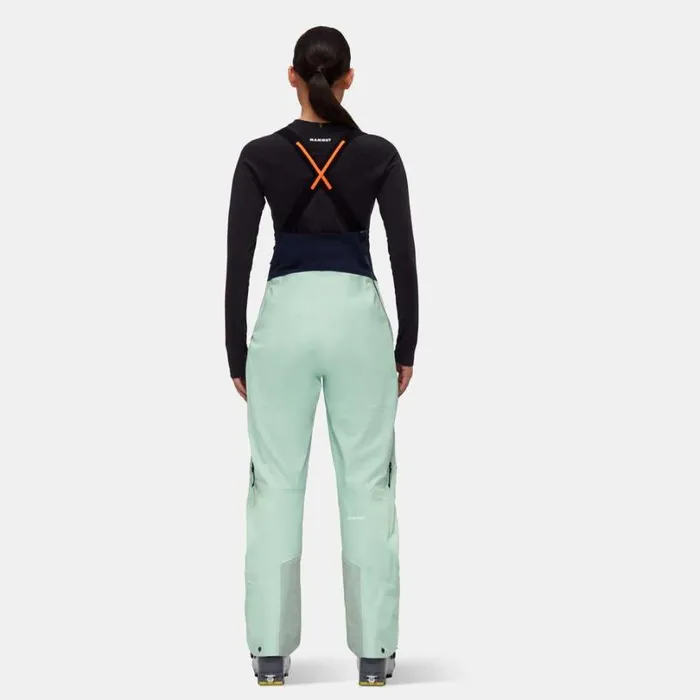 Pants and Shorts Women Mammut Haldigrat HS Bib Pants Neo Mintmarine Pants and Shorts Women Mammut Haldigrat HS Bib Pants Neo Mintmarine