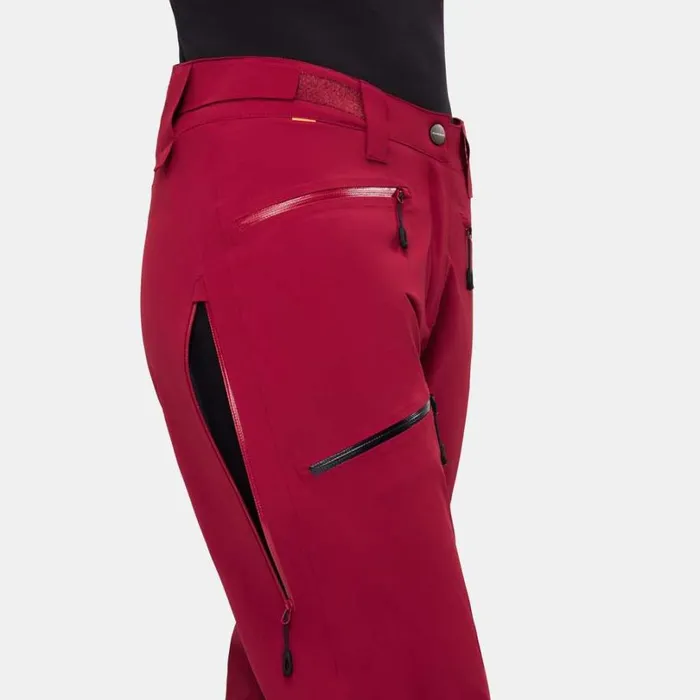 Pants and Shorts Women Mammut Stoney HS Pants Blood Red Pants and Shorts Women Mammut Stoney HS Pants Blood Red